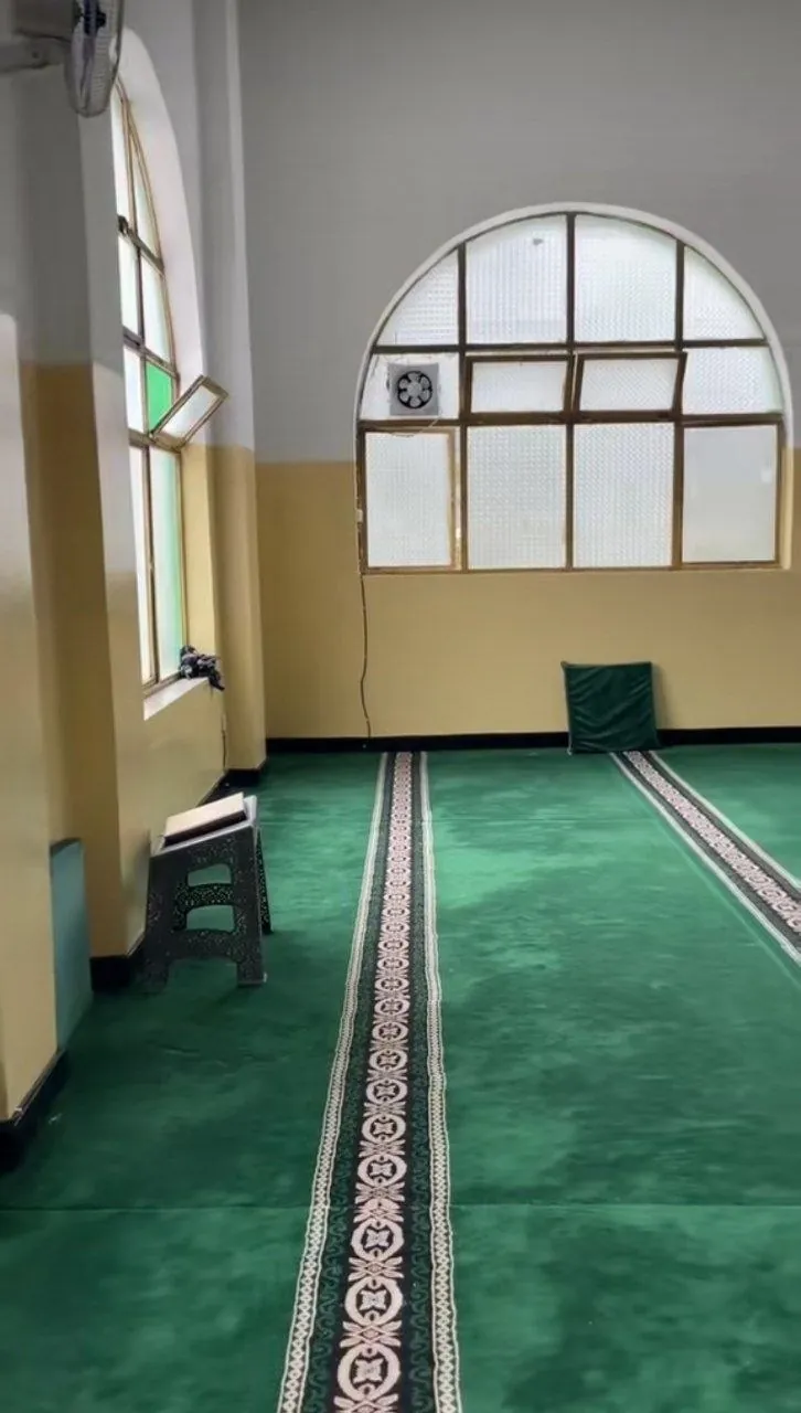 Prayer hall interior at Abadir Mosque in Mekanisa
