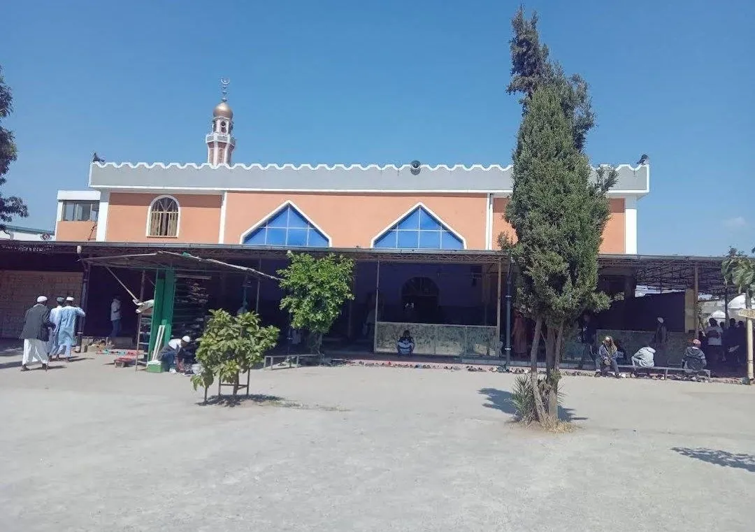 Courtyard and exterior of Goro Anbiya Mosque