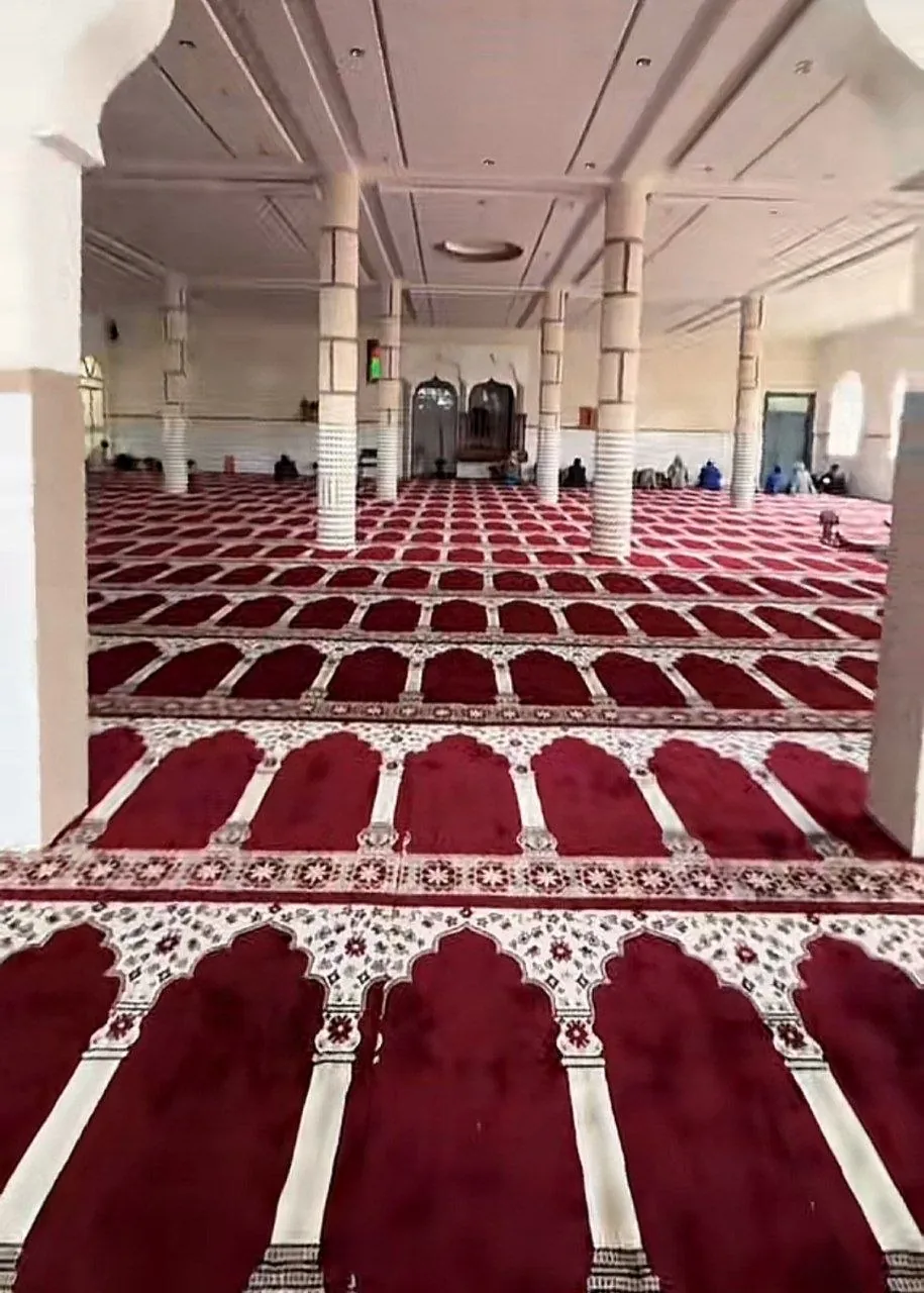 Prayer hall interior at Kality-Hamza Mosque
